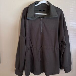 Women's Olive Green Pullover Tunic